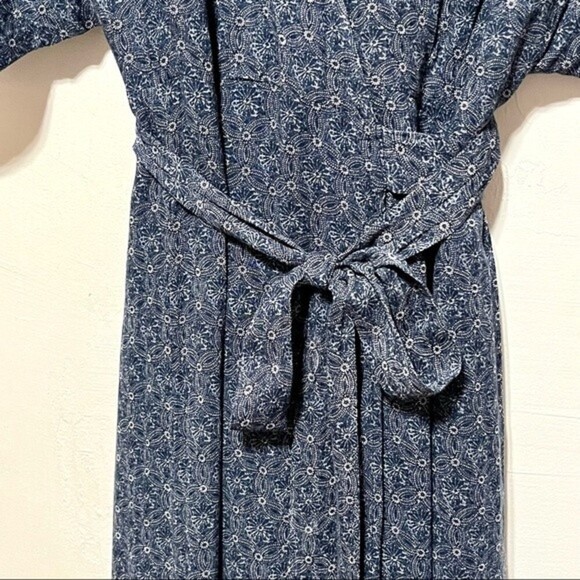 Sanctuary Mischa Midi Wrap Dress in Indigo Mandala, Medium - Picture 8 of 15